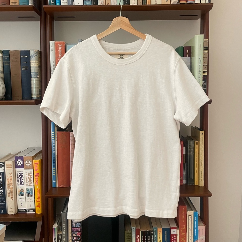 Buck Mason Field Spec Heavy White T